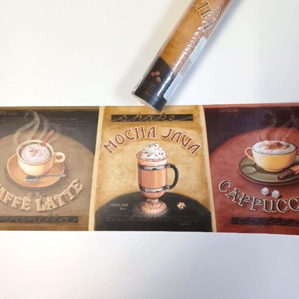Wallpaper Border Café Coffee Cappuccino